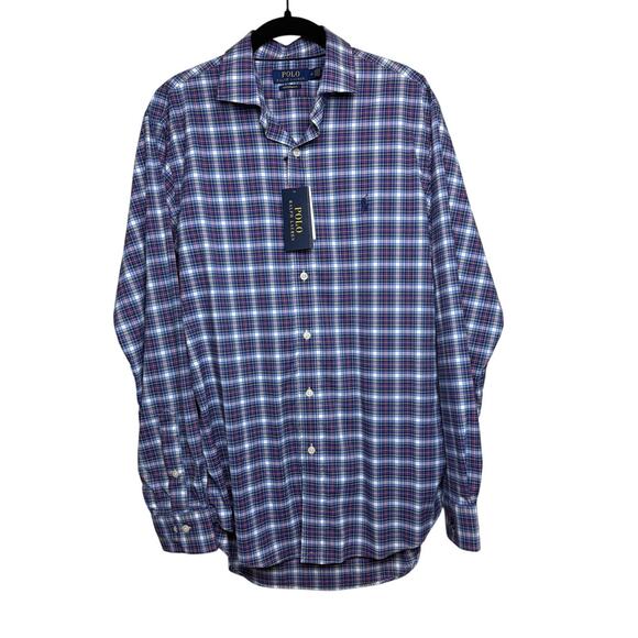 Polo Ralph Lauren Performance Button Down NWT Mens Sz. M - Picture 1 of 7